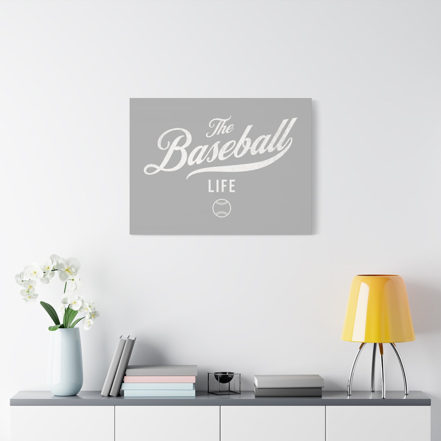 Wall Art Canvas_Silver Gray w White