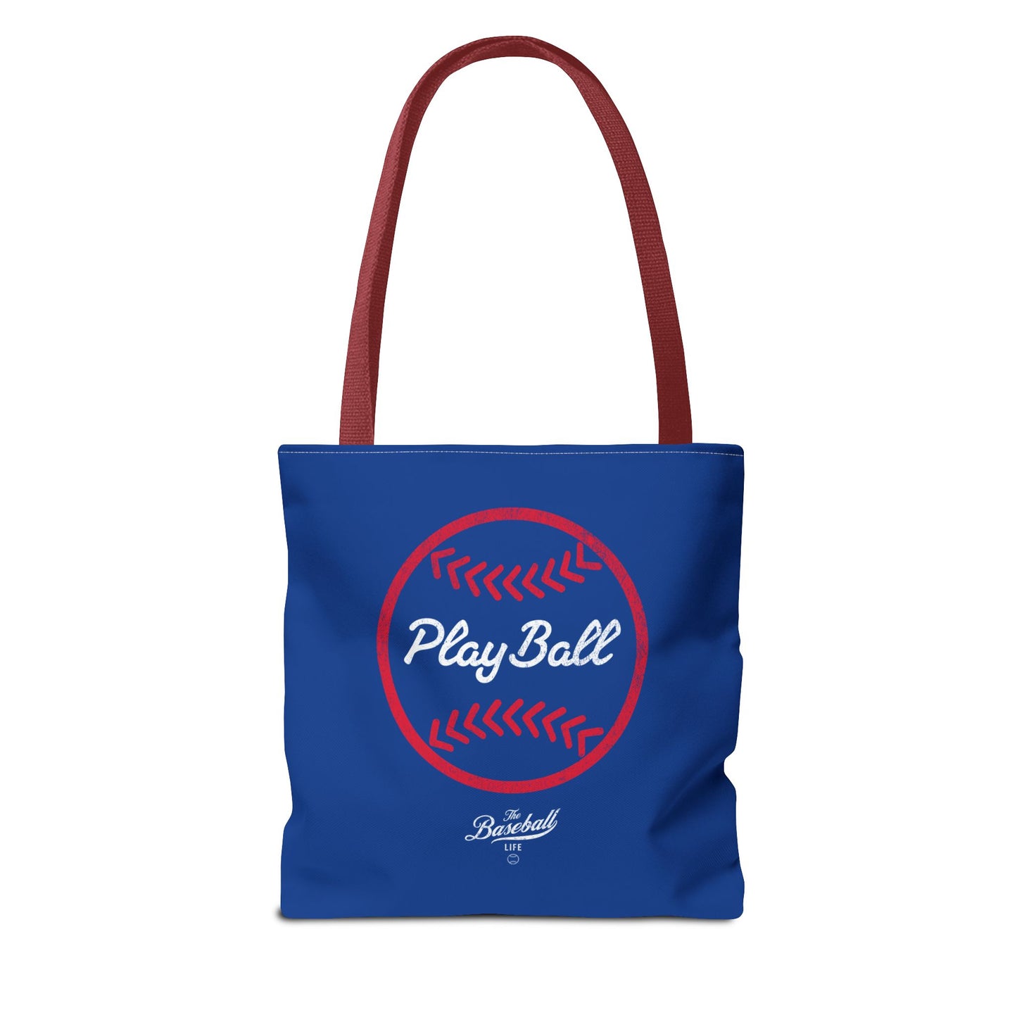 Baseball Icon Play Ball Tote Bag_Royal Blue
