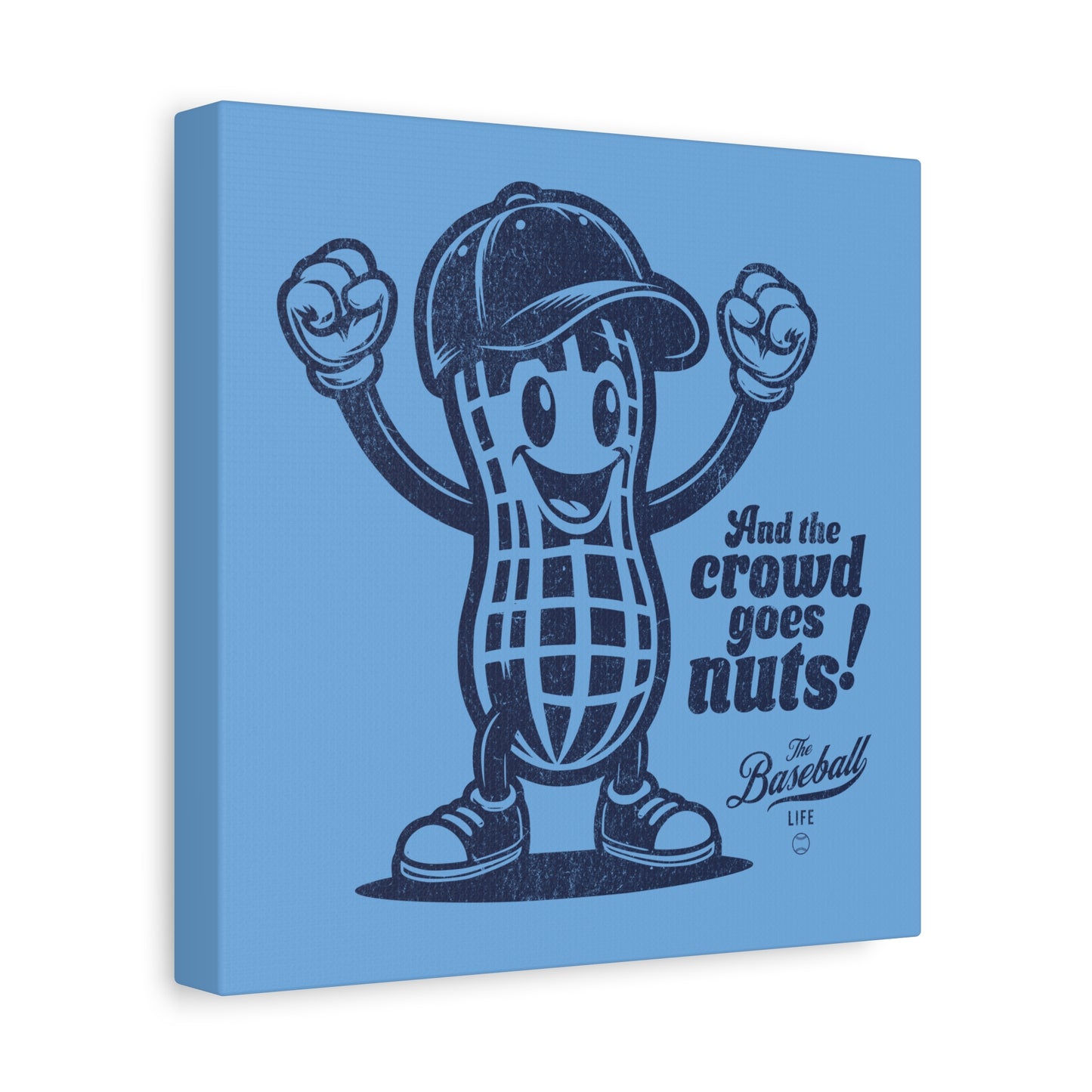 Crowd Goes Nuts Wall Art Canvas_Carolina Blue