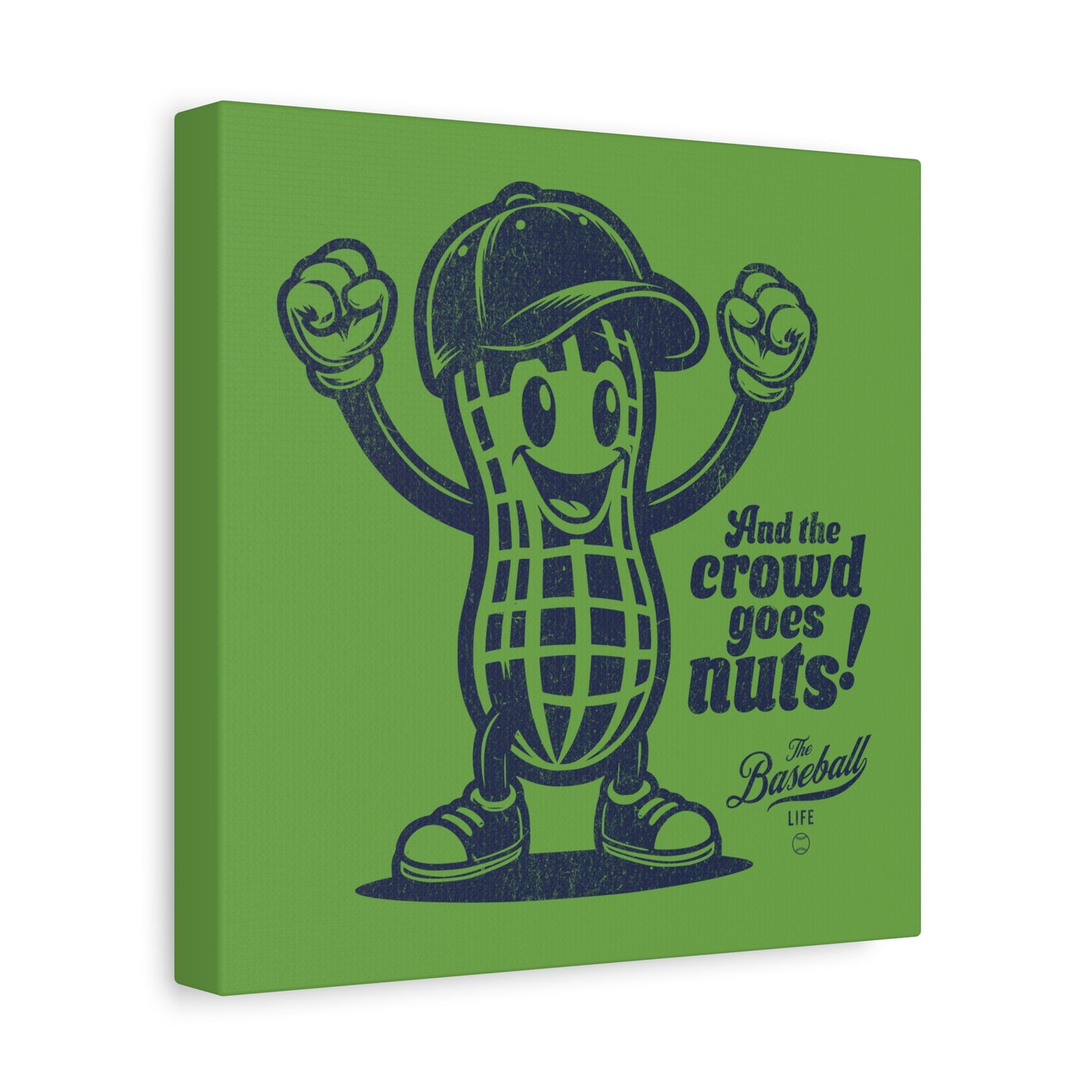 Crowd Goes Nuts Wall Art Canvas_Grass Green