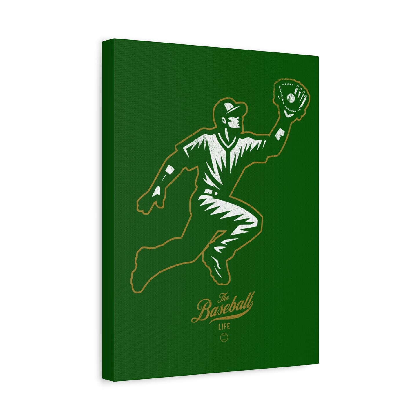 Player Icon Wall Art Canvas_Dark Green