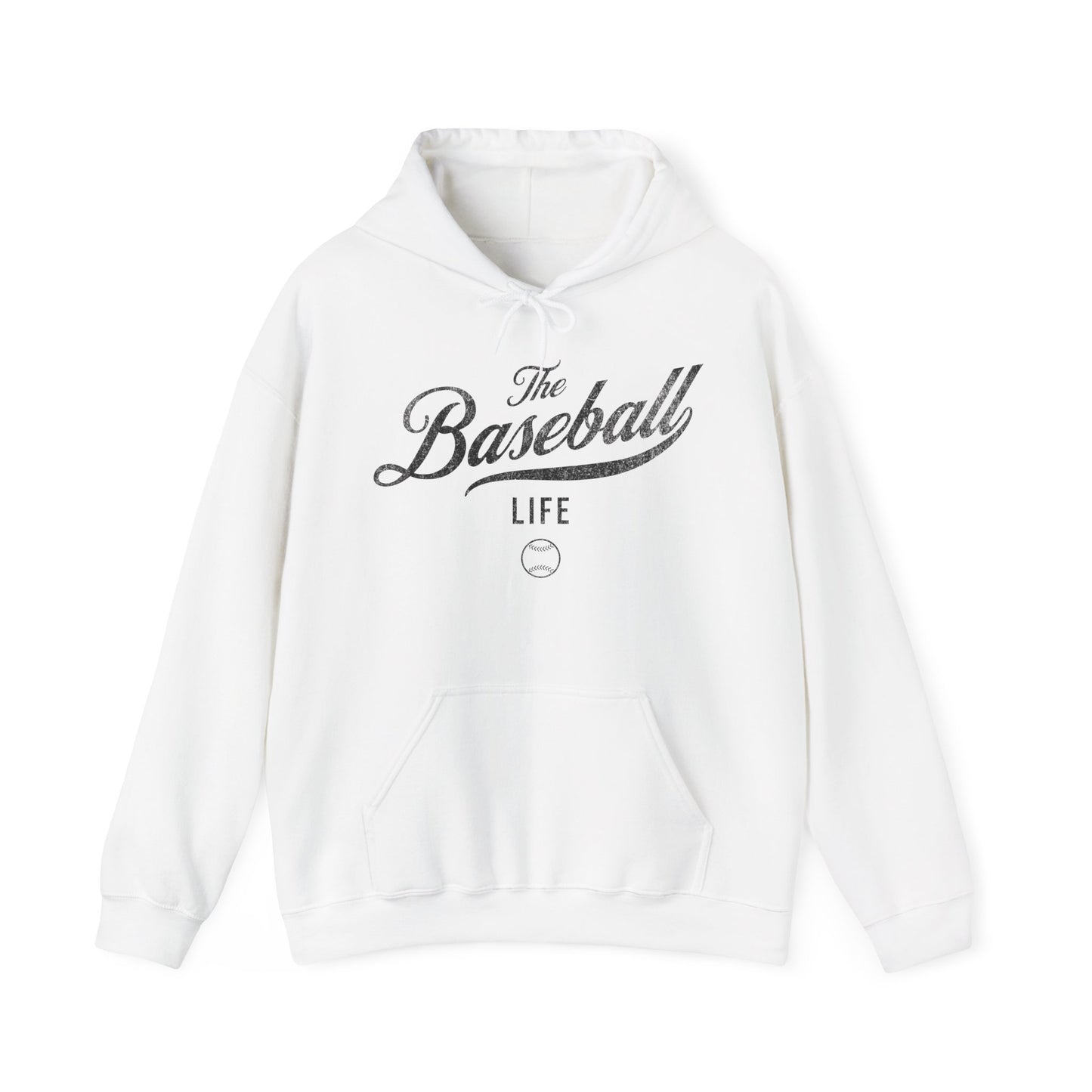 The Baseball Life Hoodie_Black Print