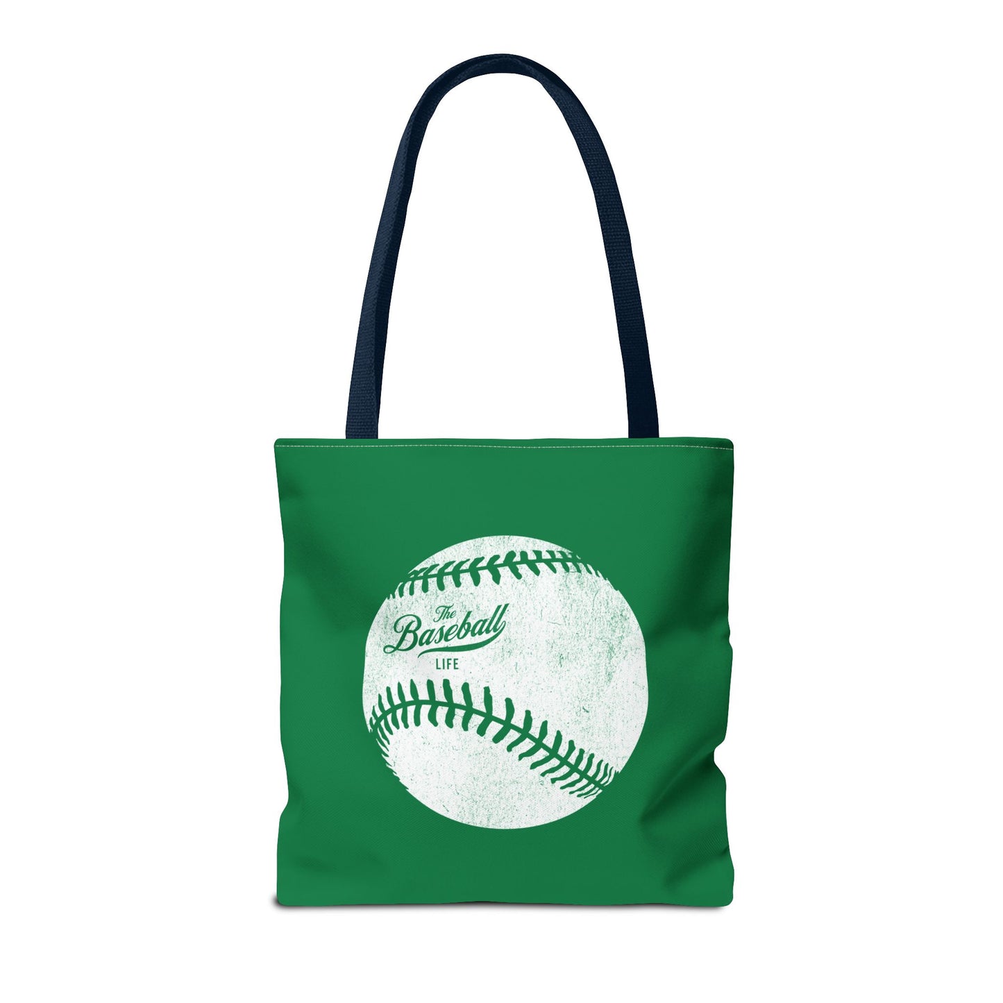 Weathered Baseball Tote Bag_Green