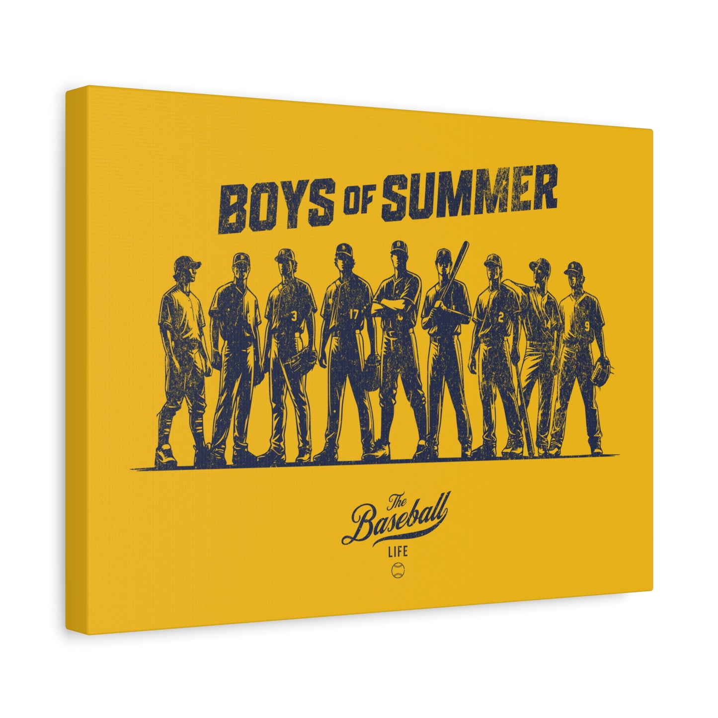 Boys of Summer Wall Art Canvas_Yellow Gold