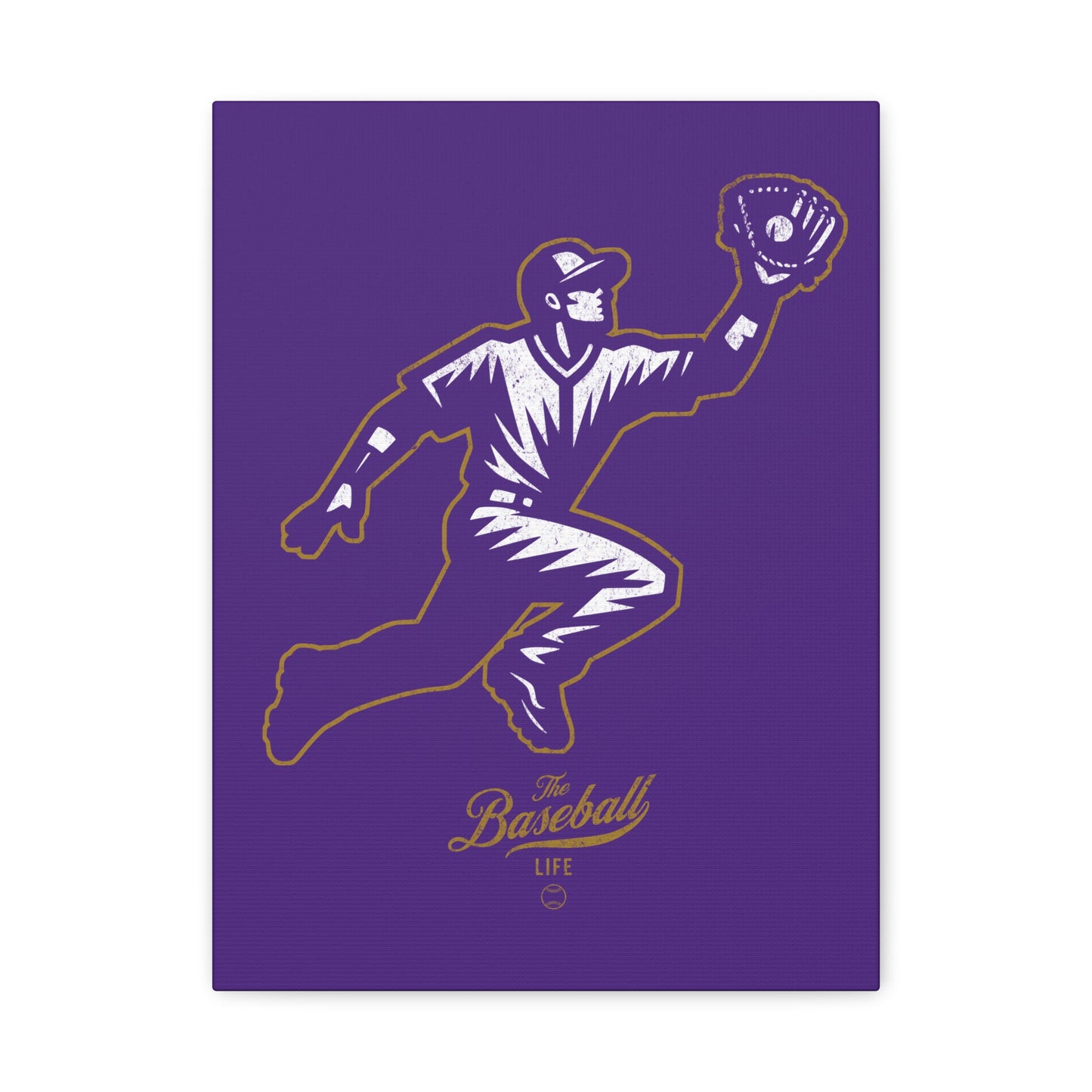Player Icon Wall Art Canvas_Purple