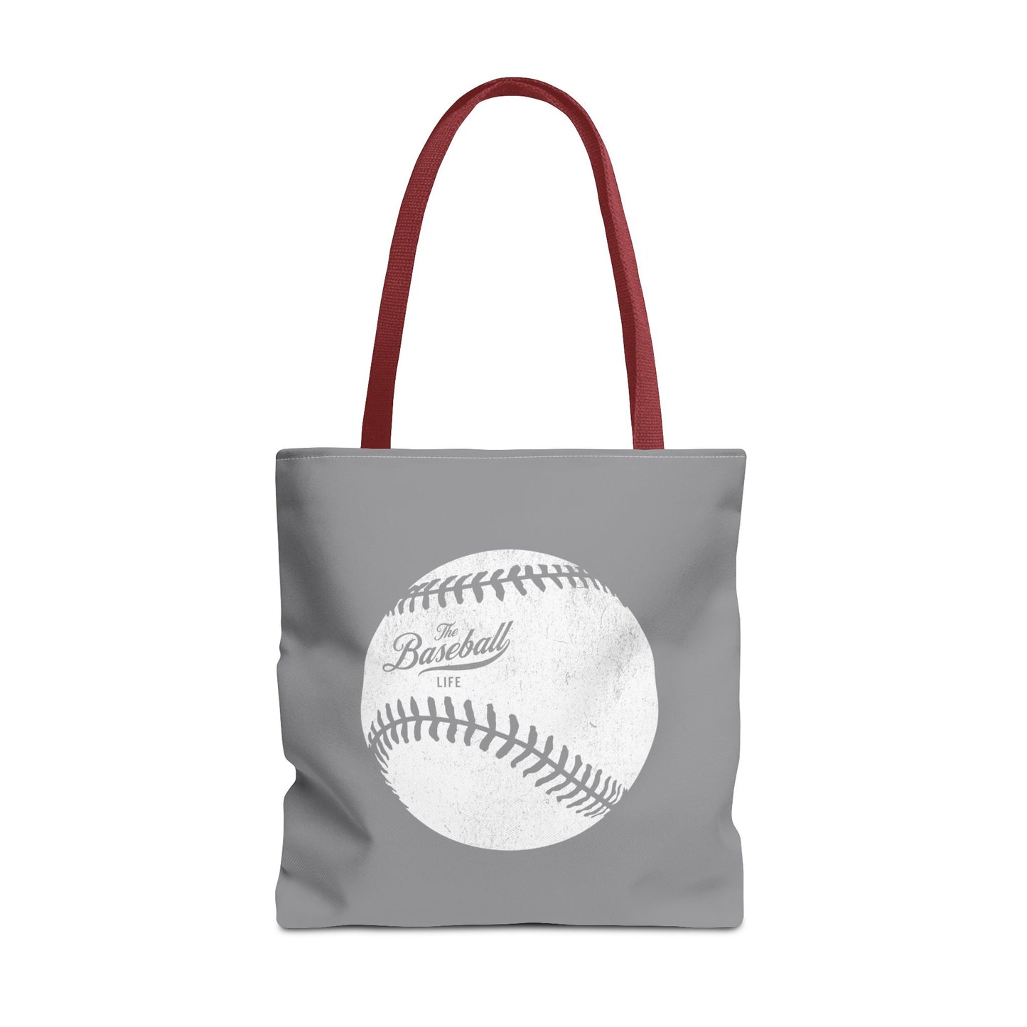 Weathered Baseball Tote Bag_Medium Gray