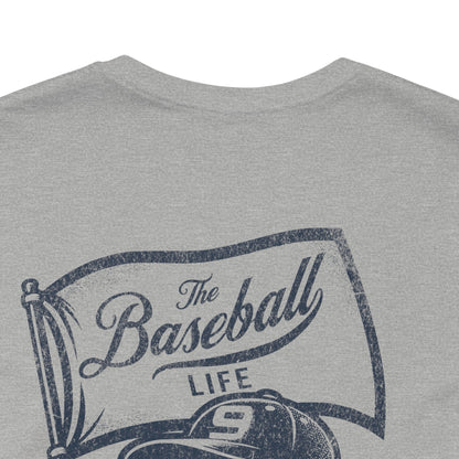 Mr. Baseball Mascot Flying Flag T-Shirt