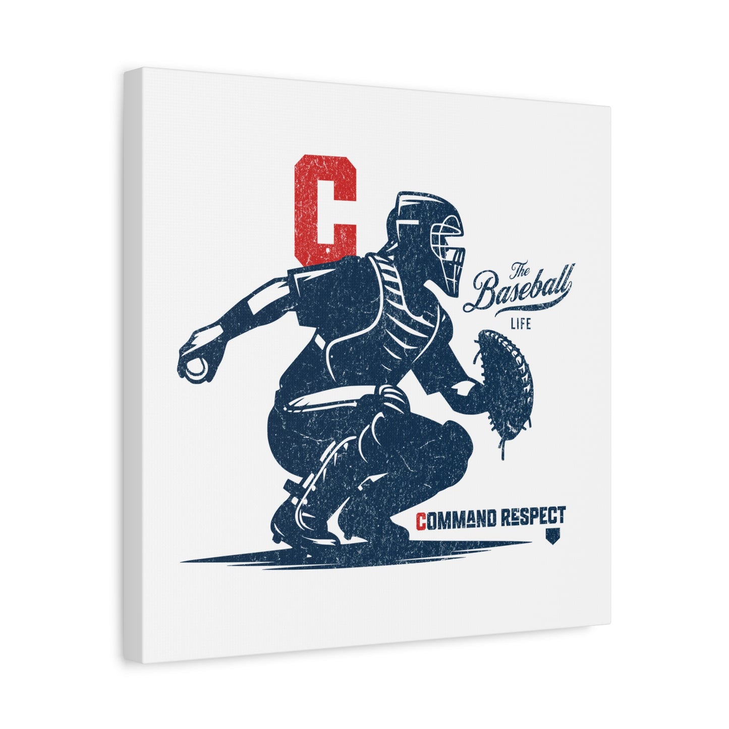 Catcher_Command Respect Wall Art Canvas_White