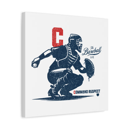 Catcher_Command Respect Wall Art Canvas_White