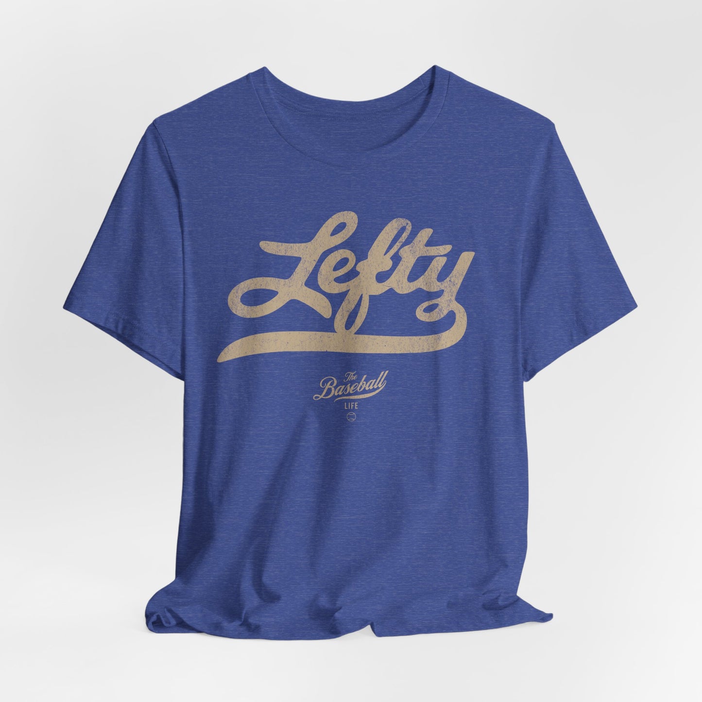 Lefty Baseball T-Shirt - Antique White Print