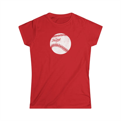 Women's Weathered Baseball T-Shirt