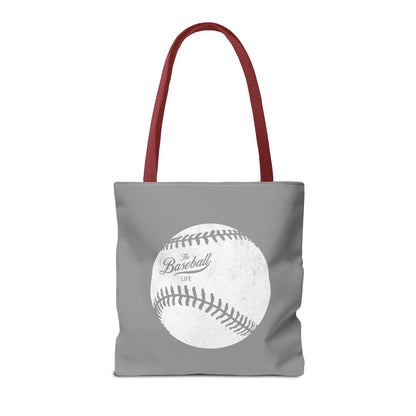 Weathered Baseball Tote Bag_Medium Gray