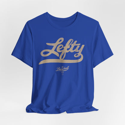 Lefty Baseball T-Shirt - Antique White Print