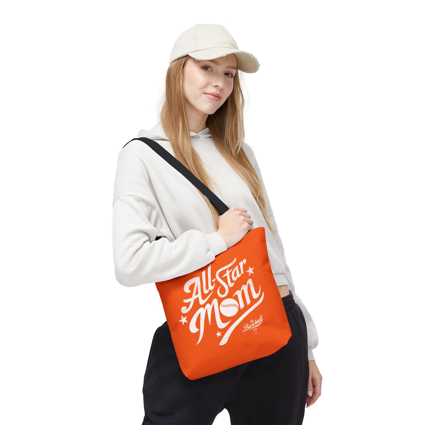 All-Star Mom Tote Bag_Orange