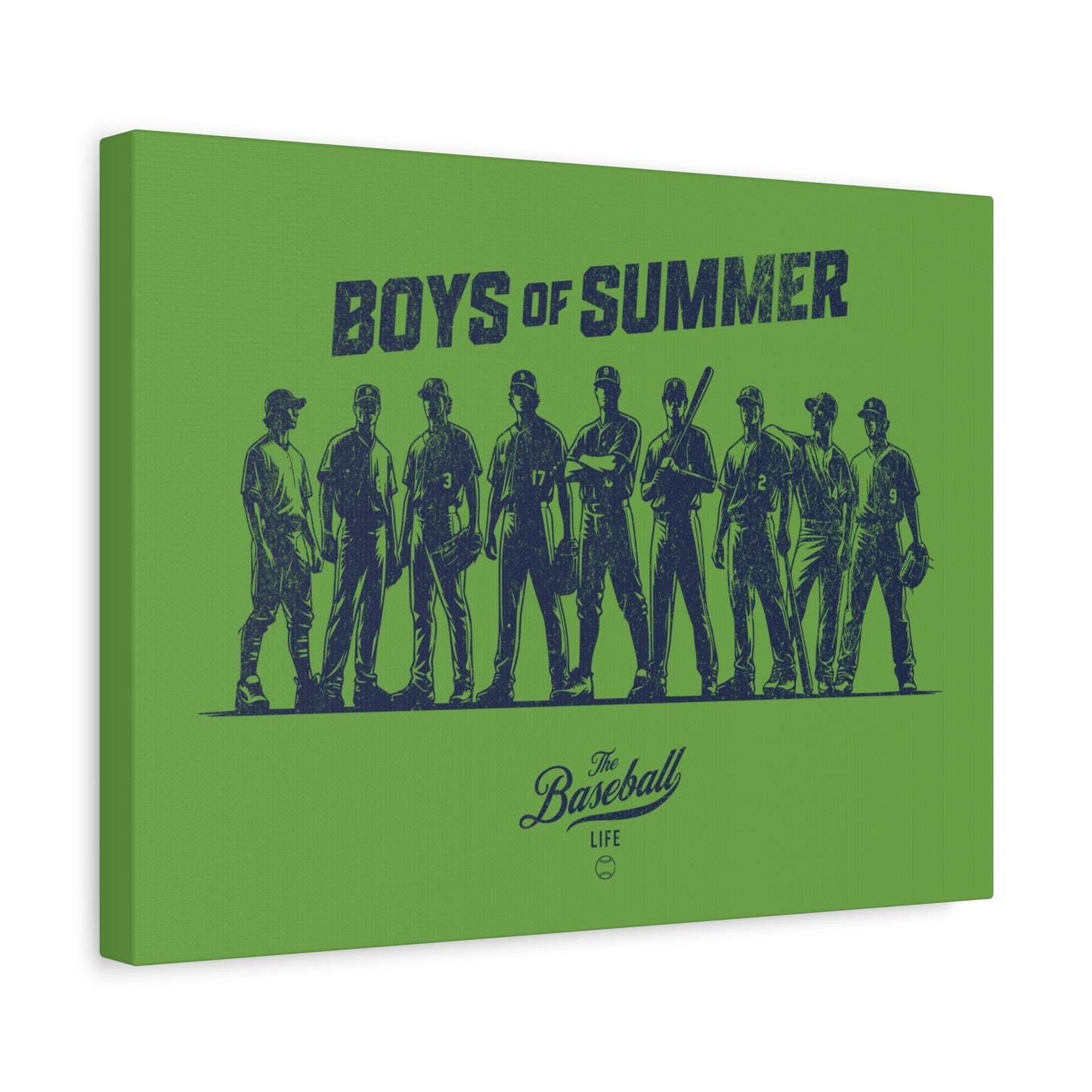 Boys of Summer Wall Art Canvas_Grass Green