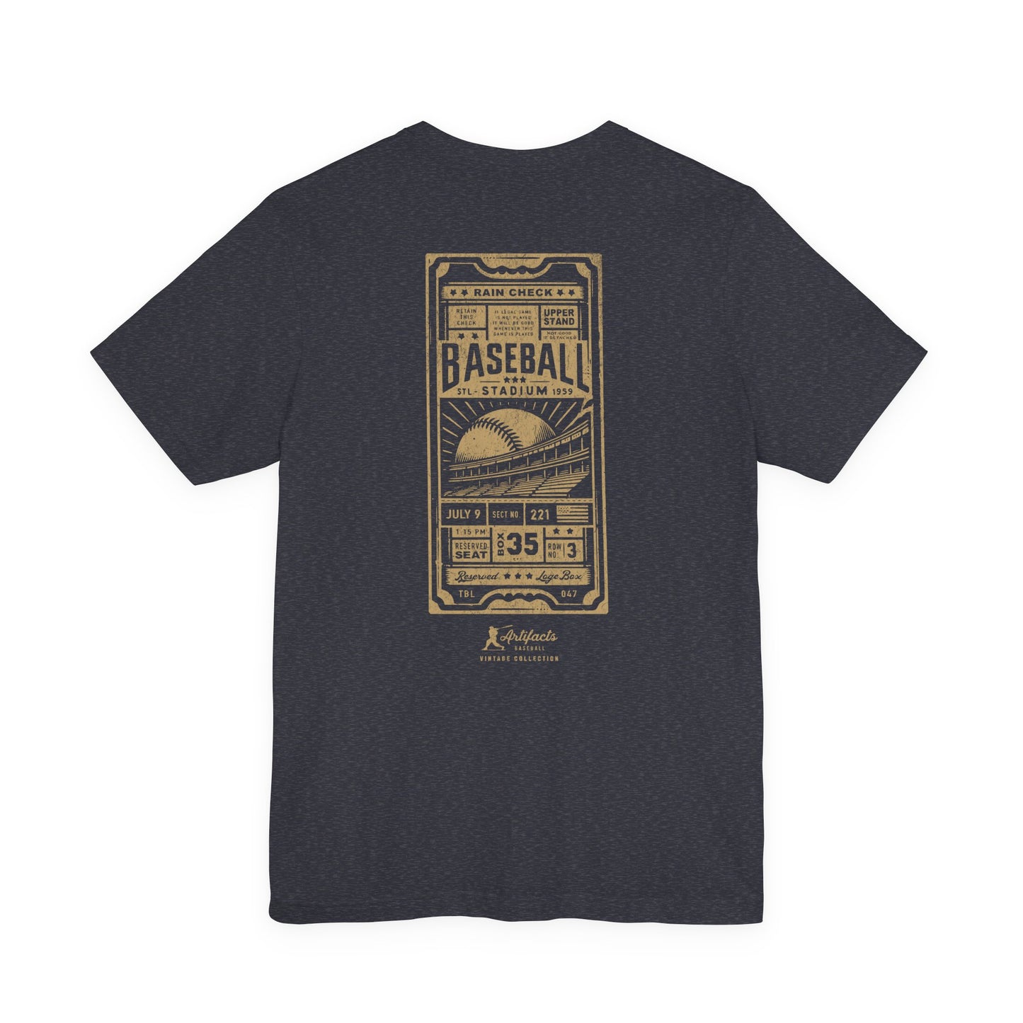 Box Seat Ticket Baseball T-Shirt
