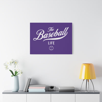 Wall Art Canvas_Purple w White