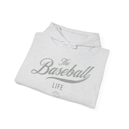 The Baseball Life Hoodie_Silver Gray Print