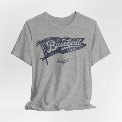 Baseball Pennant T-Shirt - Navy Print