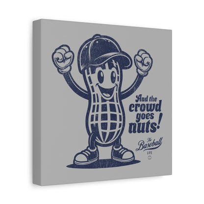 Crowd Goes Nuts Wall Art Canvas_Silver Gray