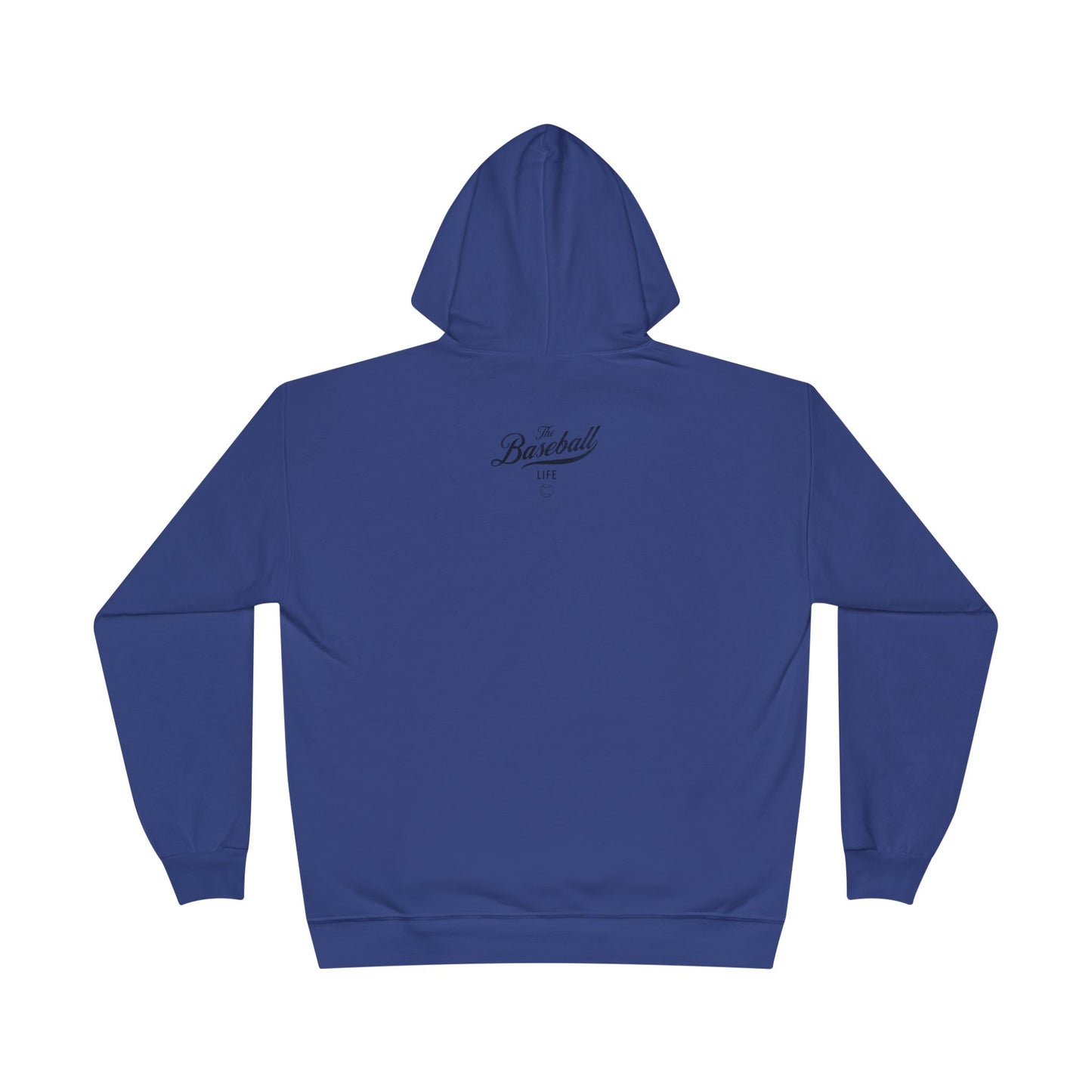 The Baseball Life Hoodie w/Grommets_Black Print