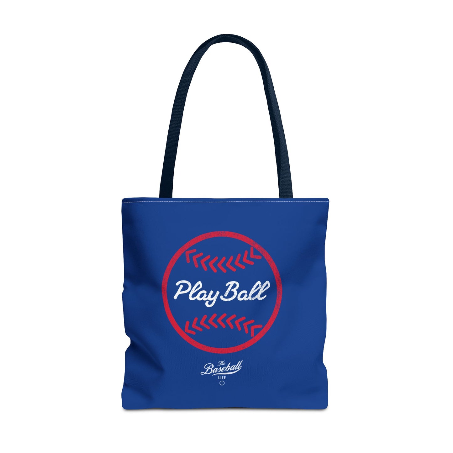 Baseball Icon Play Ball Tote Bag_Royal Blue