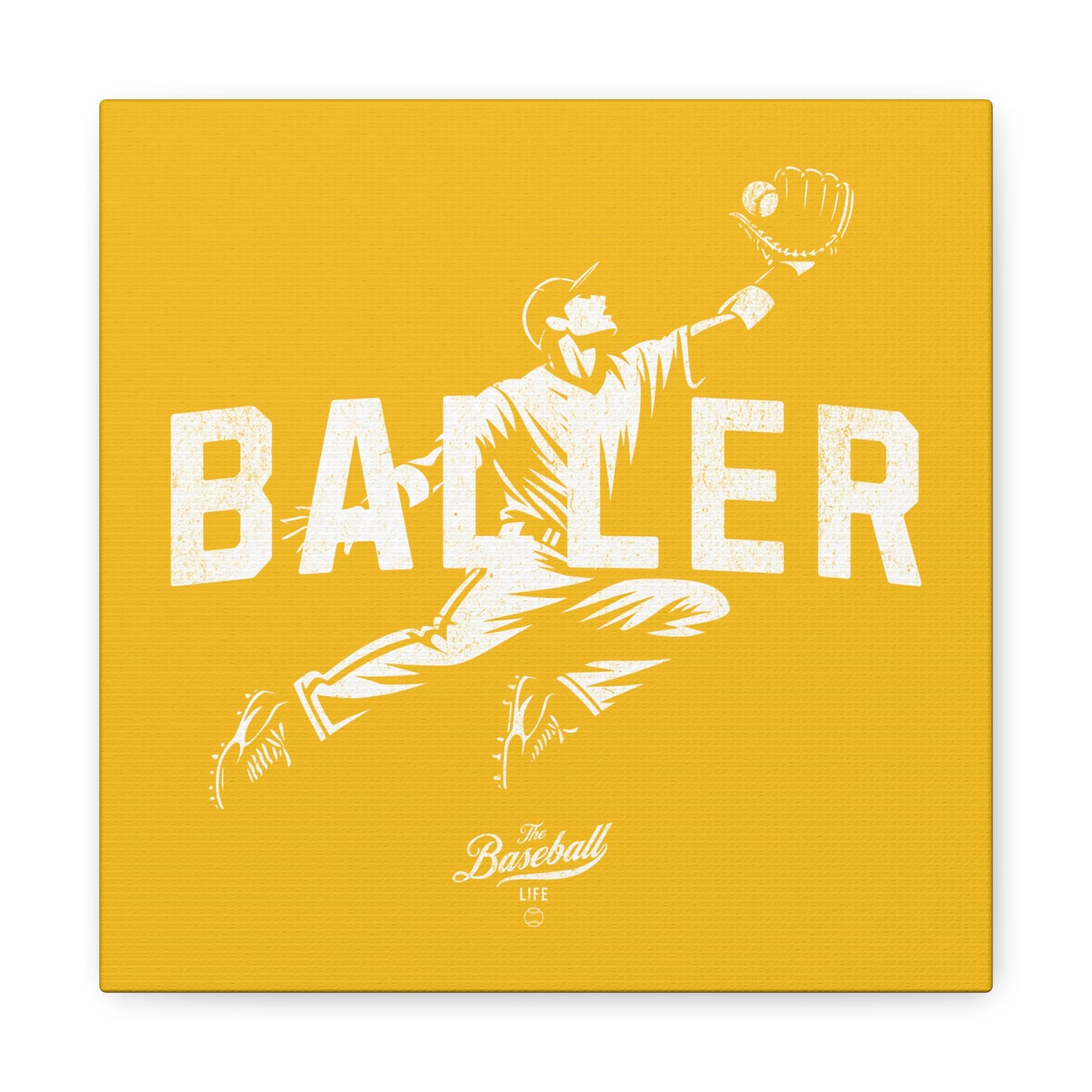 Baller Wall Art Canvas_Yellow Gold