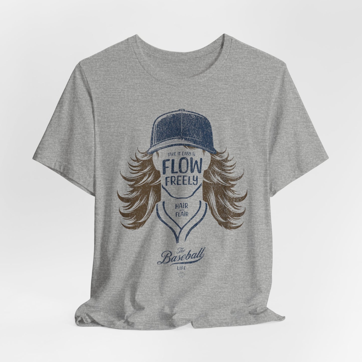 Flow Freely Baseball Hair T-Shirt