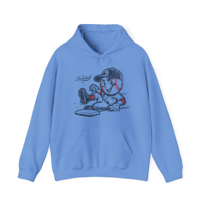 Mr. Baseball Mascot Sliding Hoodie