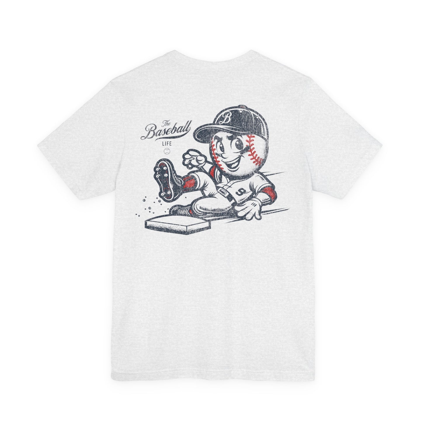 Mr. Baseball Mascot Sliding T-Shirt