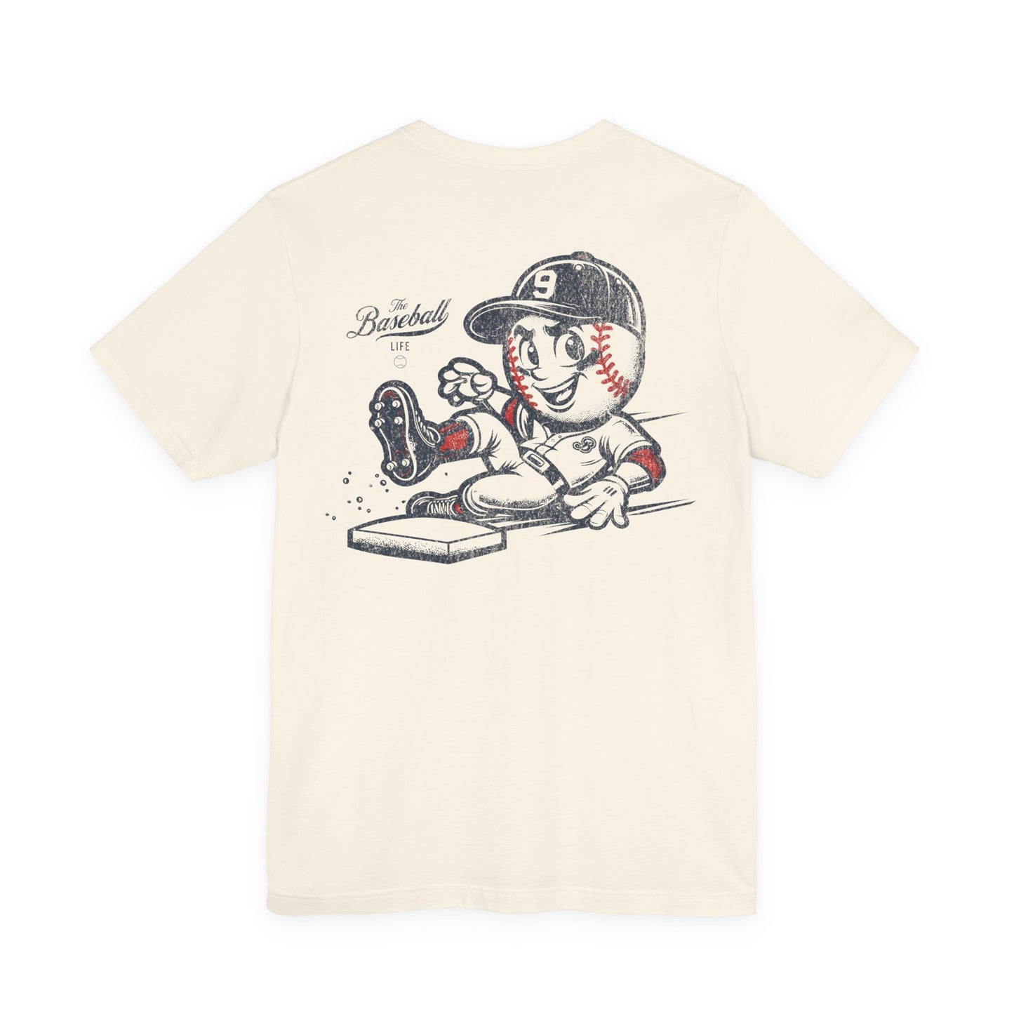 Mr. Baseball Mascot Sliding T-Shirt