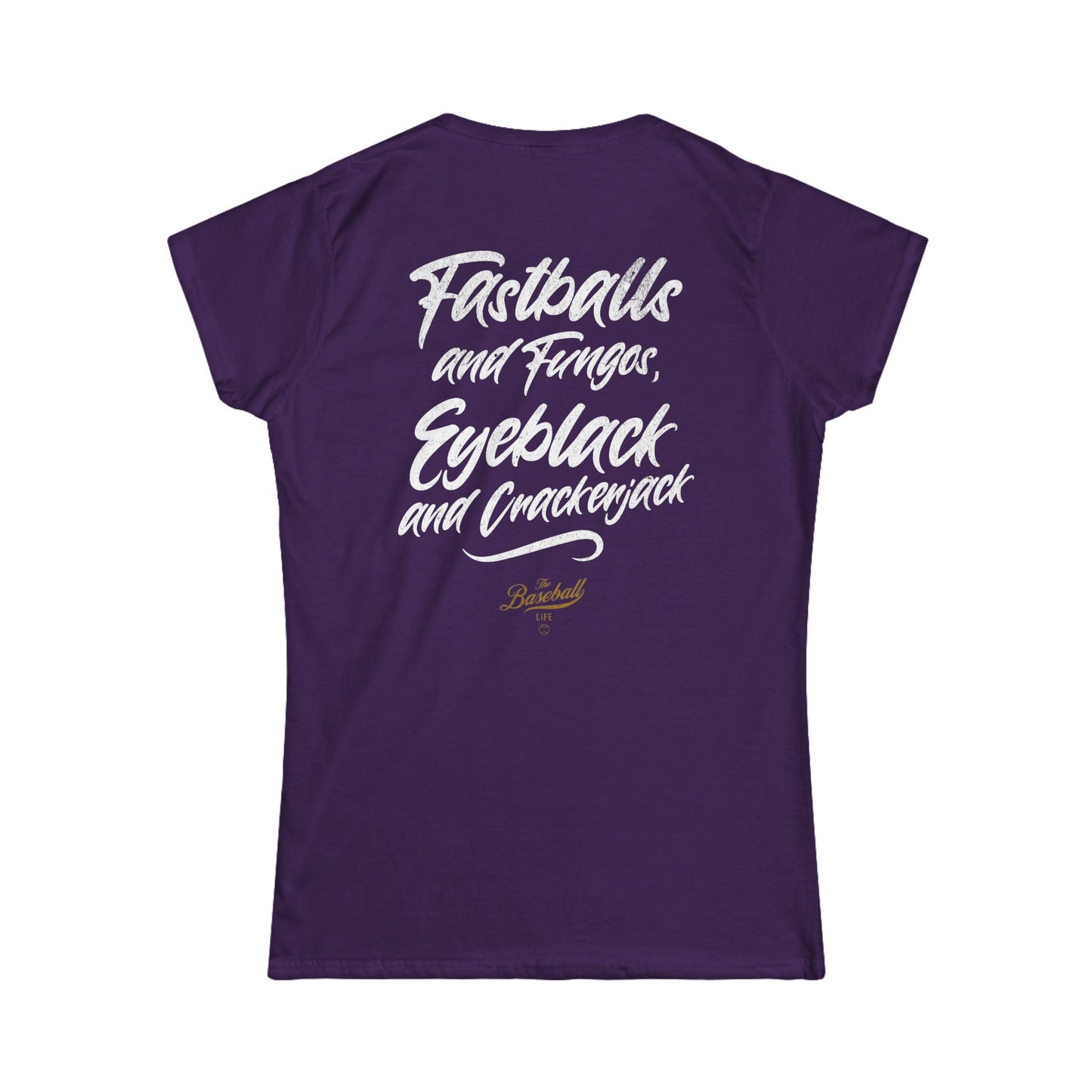 Women's Fastballs and Fungos Baseball T-Shirt