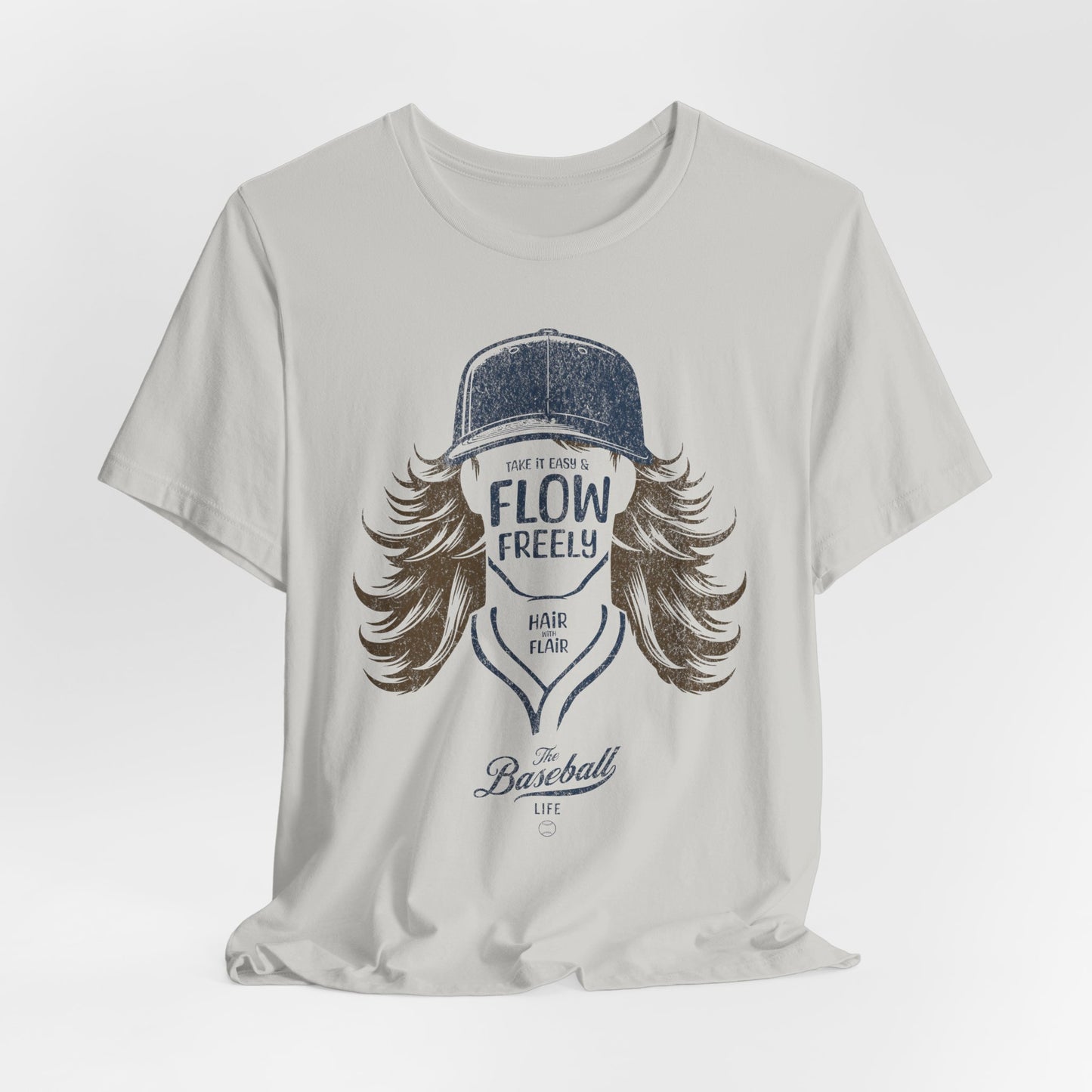 Flow Freely Baseball Hair T-Shirt