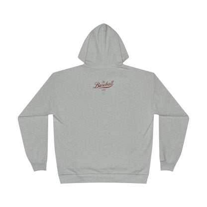 The Baseball Life Hoodie w/Grommets_Maroon Print