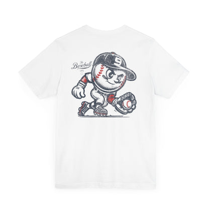 Mr. Baseball Mascot Fielding T-Shirt