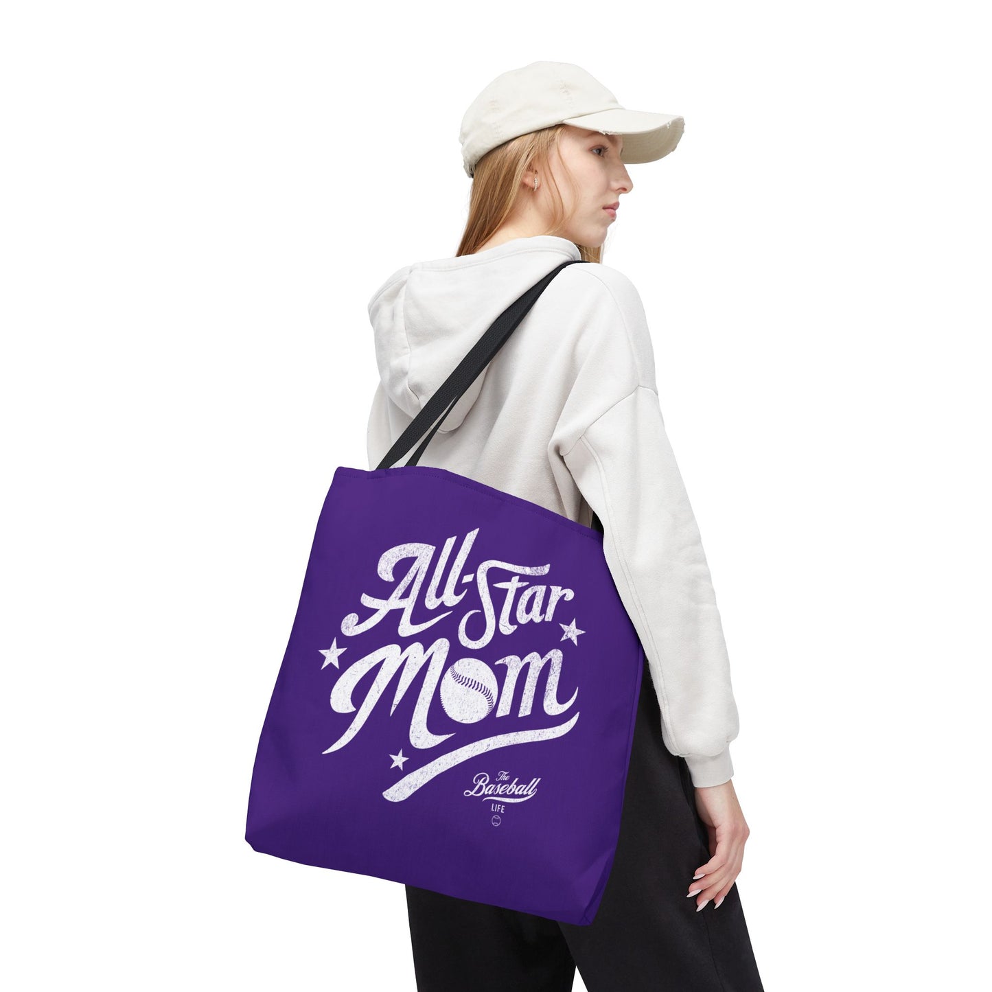 All-Star Mom Tote Bag_Team Purple