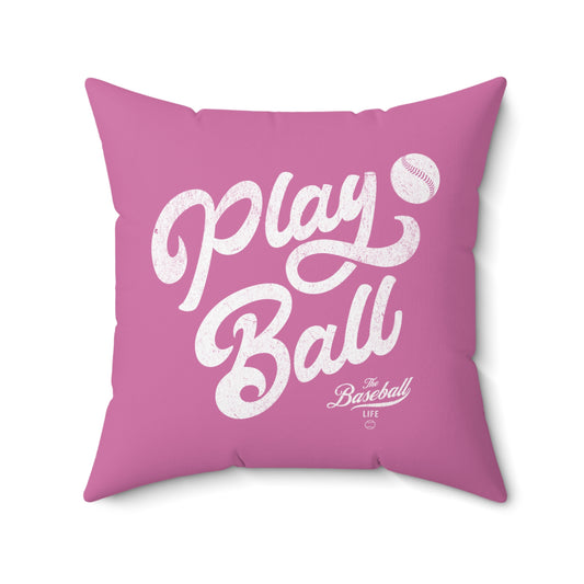 Accent Pillow_Play Ball Script_Bubble Gum