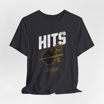 Hits Bombs Baseball T-Shirt