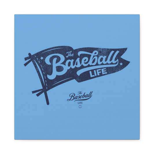 Classic Pennant_Navy Print Wall Art Canvas