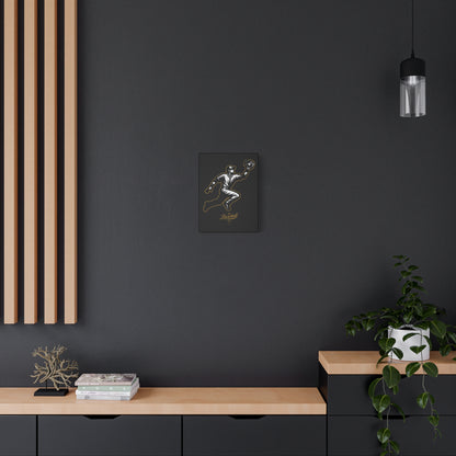 Player Icon Wall Art Canvas_Black