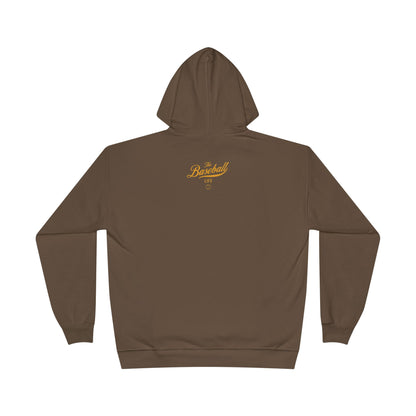 The Baseball Life Hoodie w/Grommets_Yellow Gold Print