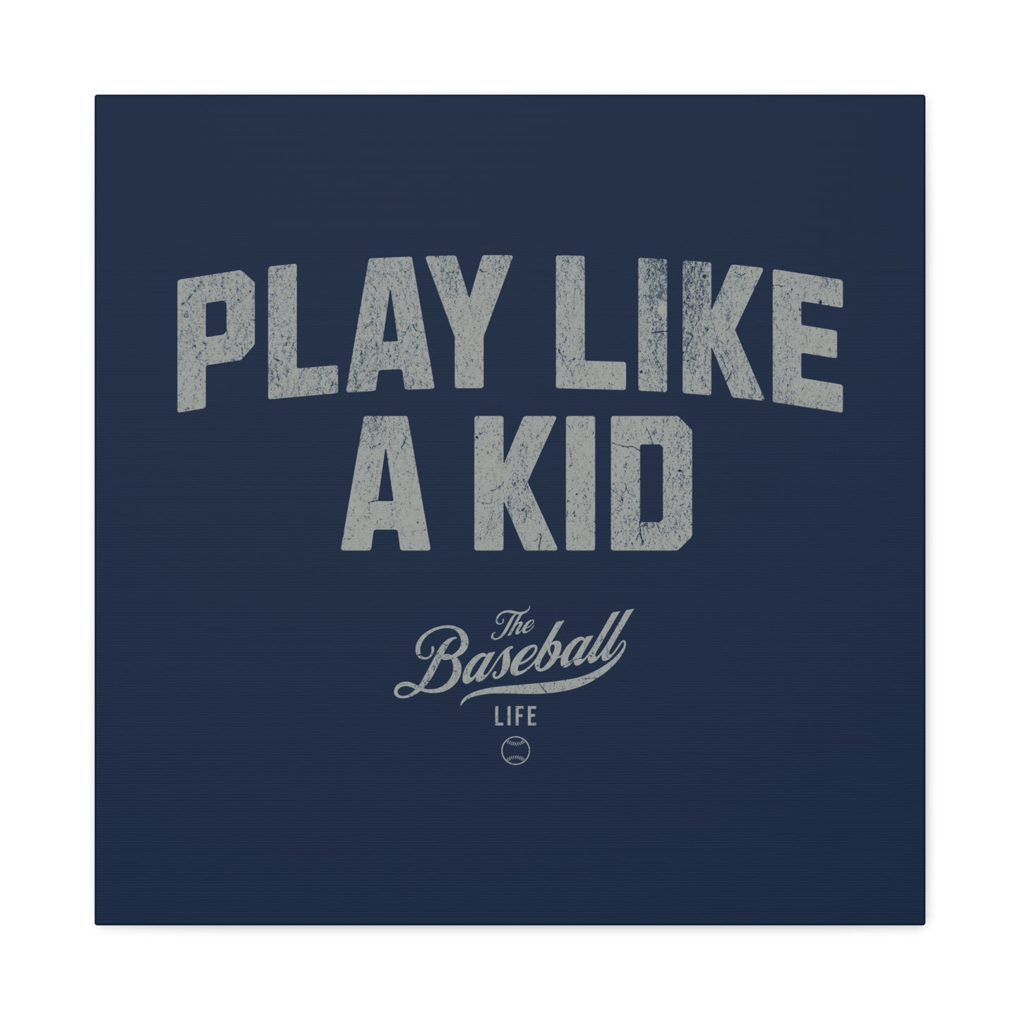 Play Like A Kid Wall Art Canvas_Navy