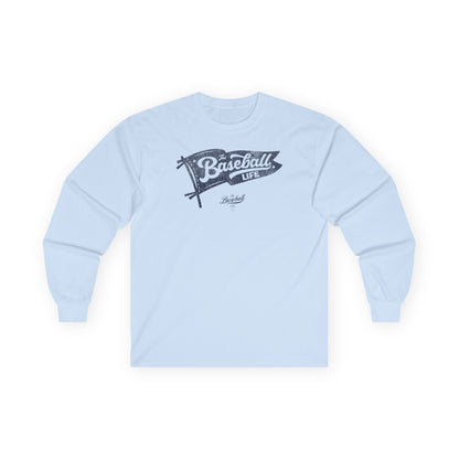 Classic Pennant_Navy Print Long-Sleeve