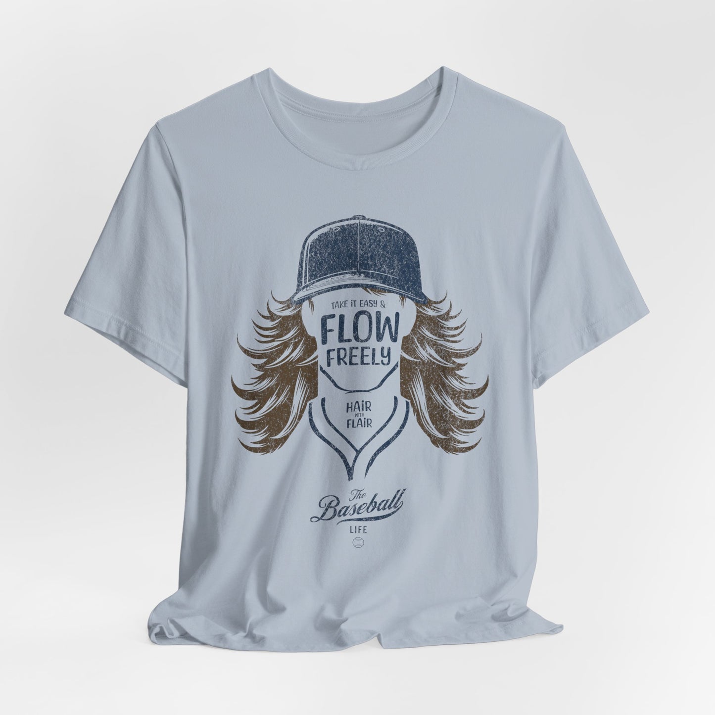 Flow Freely Baseball Hair T-Shirt