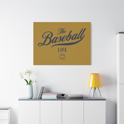 Wall Art Canvas_Old Gold w Navy