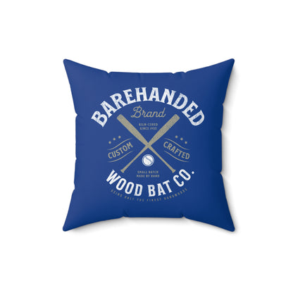 Accent Pillow_Barehanded Wood Bat Co._Royal Blue
