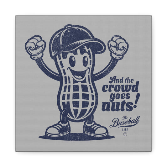 Crowd Goes Nuts Wall Art Canvas_Silver Gray