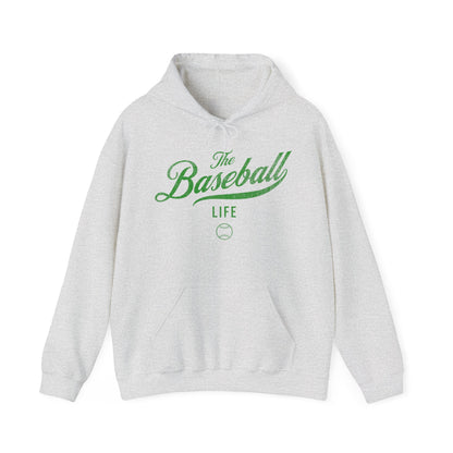 The Baseball Life Hoodie_Green Print