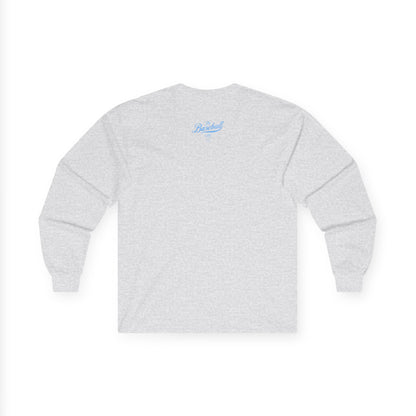 The Baseball Life Long Sleeve T-Shirt_Carolina Blue Print