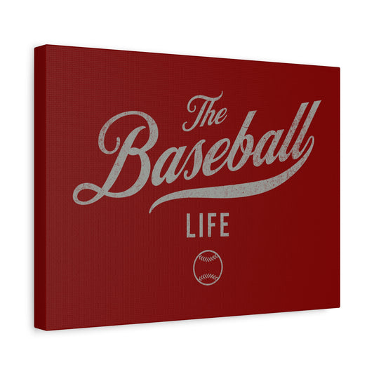 Wall Art Canvas_Maroon w Silver Gray